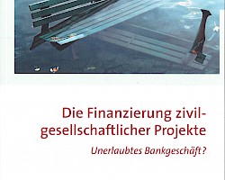 Titelbaltt der neuen trias Broschüre zum Thema Finanzierung zivilgesellschaftlicher Projekte