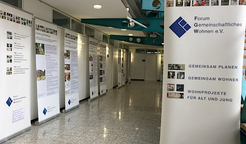 Ausstellung des Forum Gemeinschaftliches Wohnen im Rathaus Untergruppenbach