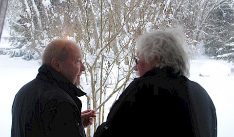 zwei Soziologen im Winterdialog